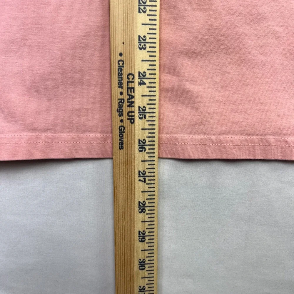 Ben Sherman Mens Pink Short Sleeve T-Shirt‎ Crew Neck Tipped Trim Size M